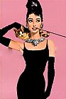 Unknown Artist Audrey Hepburn pop art painting